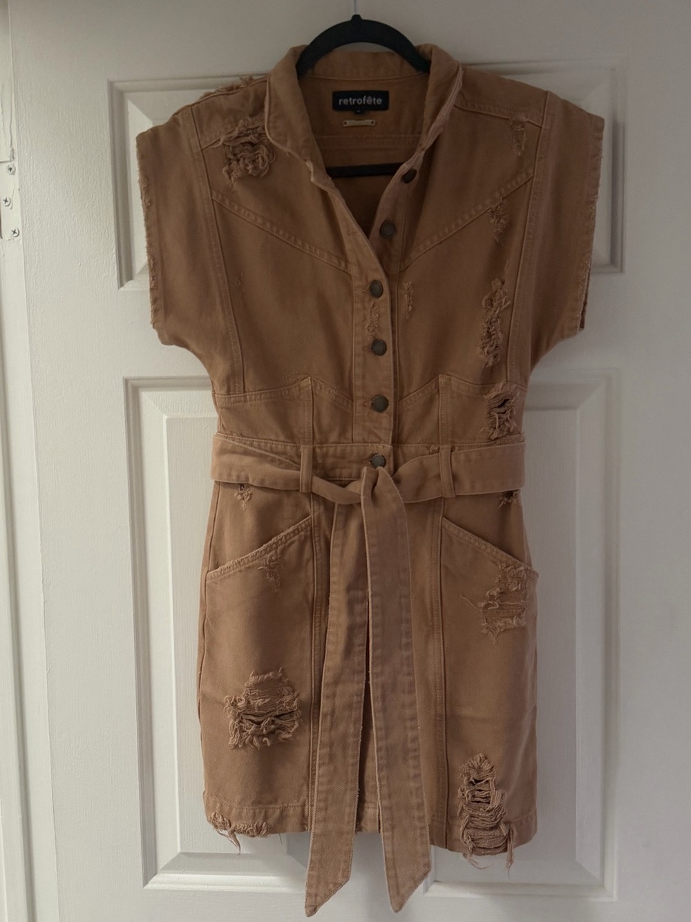 retrofete X REVOLVE Ali dress (S) Camel - Picture 2 of 5